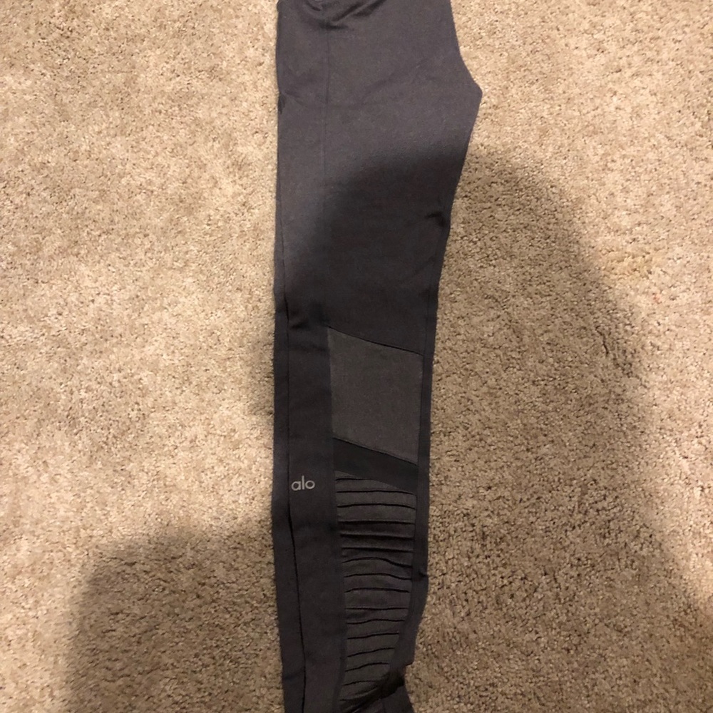 Alo gray moto legging